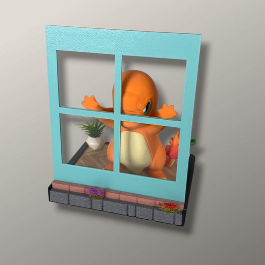#0004 Monster Window Display