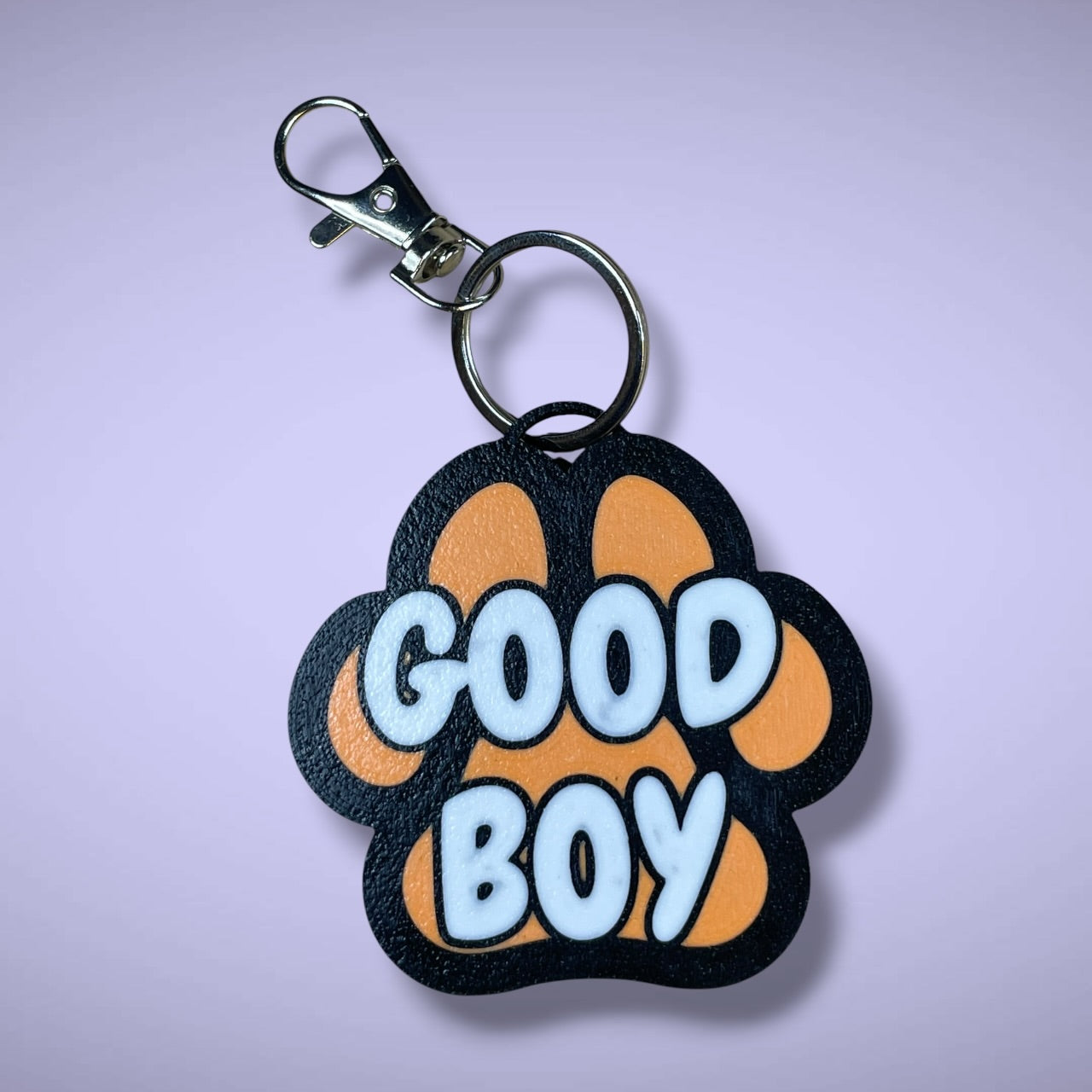 Gender Pawprint Keyring