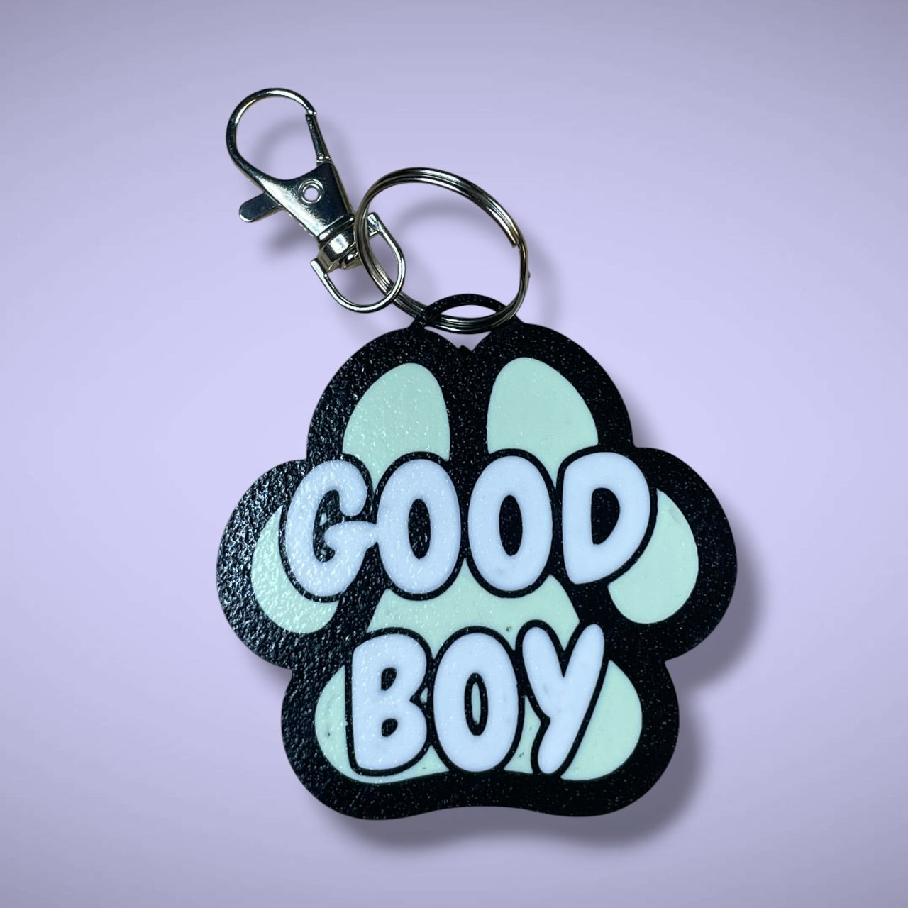Gender Pawprint Keyring