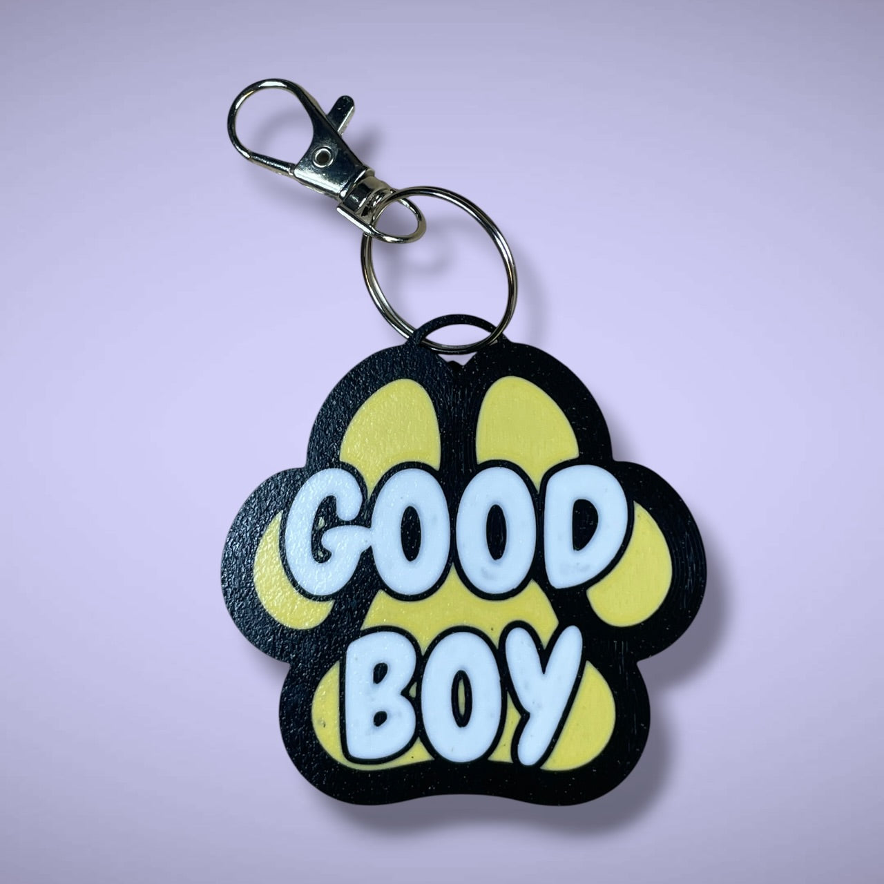 Gender Pawprint Keyring