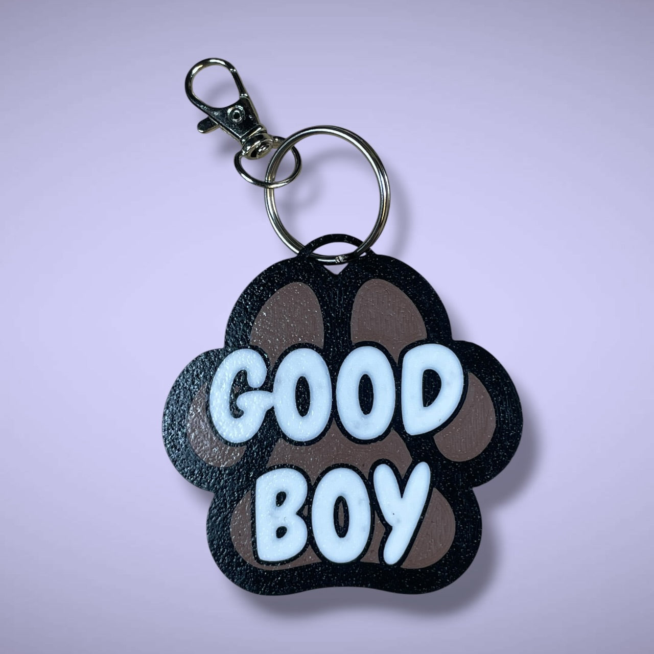 Gender Pawprint Keyring